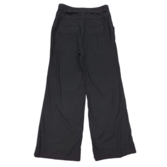 BY ANTHROPOLOGIE Nellie Trousers Wide Leg Linen Belted Pant French Girl Minimal - Picture 5 of 7